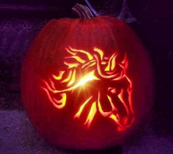 horse-pumpkin-carving